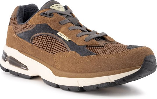 bugatti Herren Schuhe braun, cognac Textil & Canvas