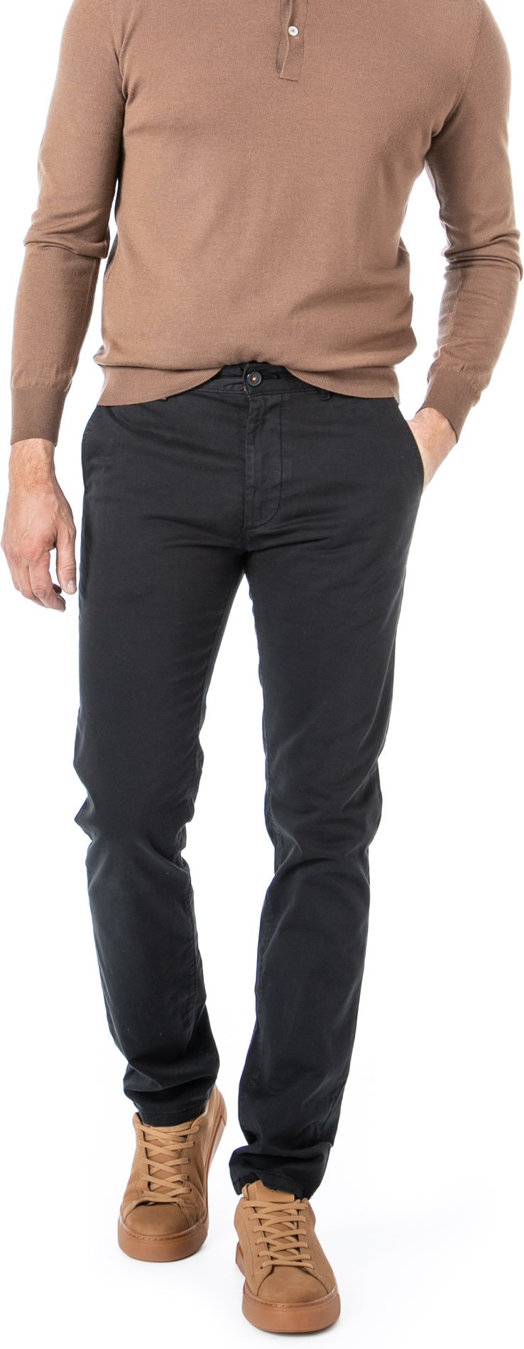 Thumbnail - BOSS Orange Herren Chino schwarz Slim Fit