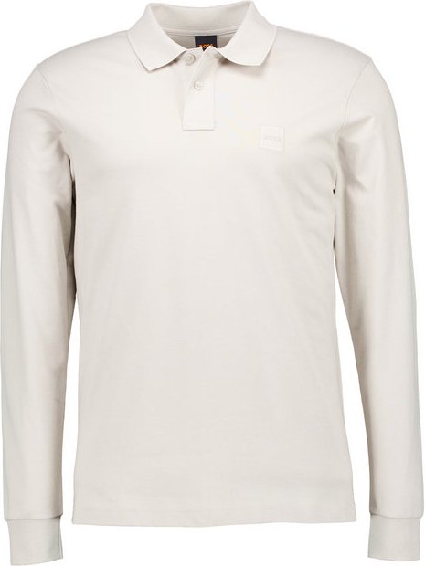 BOSS Orange Herren Polo-Shirt beige Slim Fit
