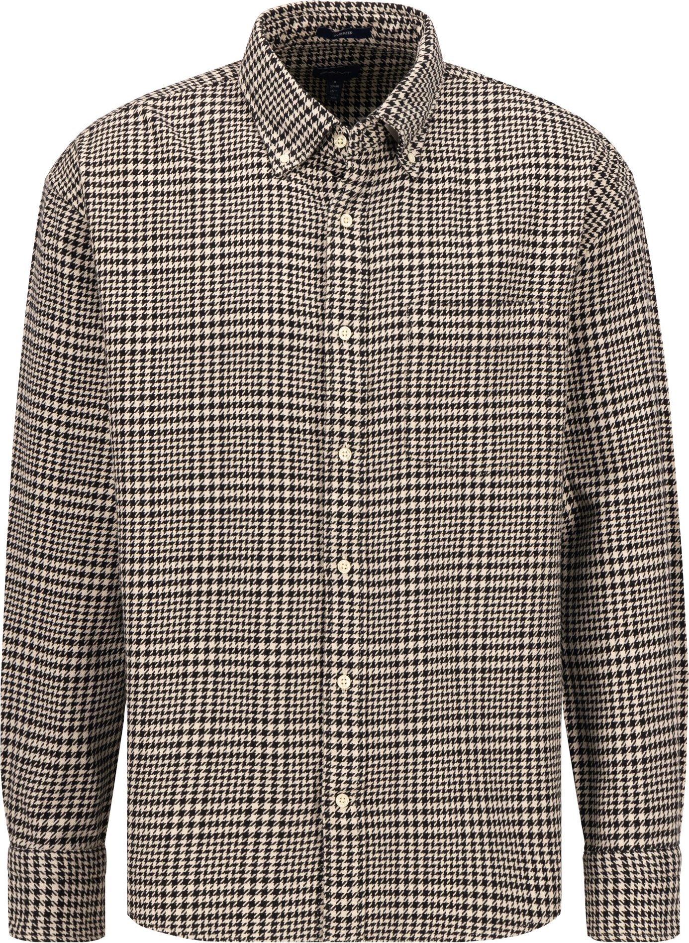 Gant Herren Overshirt schwarz gemustert