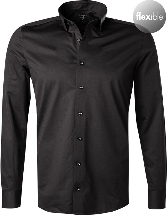 OLYMP Herren Hemd schwarz