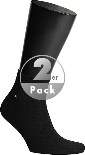 Tommy Hilfiger Herren Socken schwarz Baumwolle & Mix unifarben