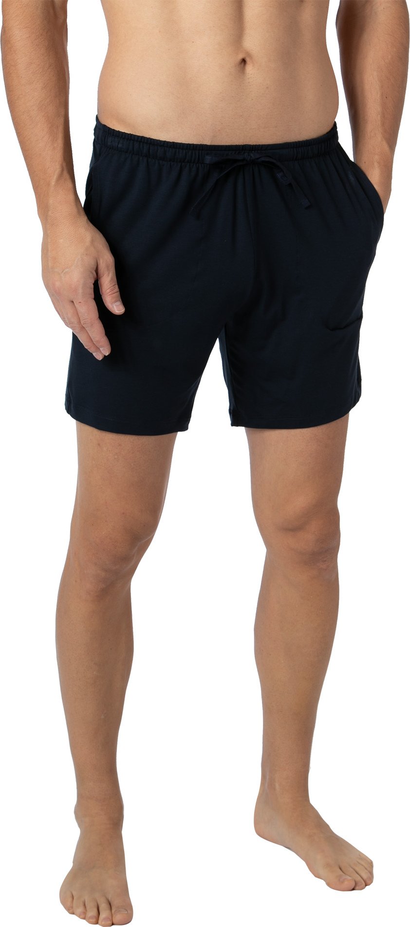 Thumbnail - Novila Herren Pants blau Jersey-Baumwolle unifarben