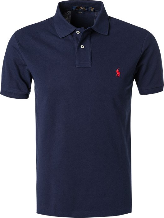 Polo Ralph Lauren Herren Polo-Shirt blau Slim Fit