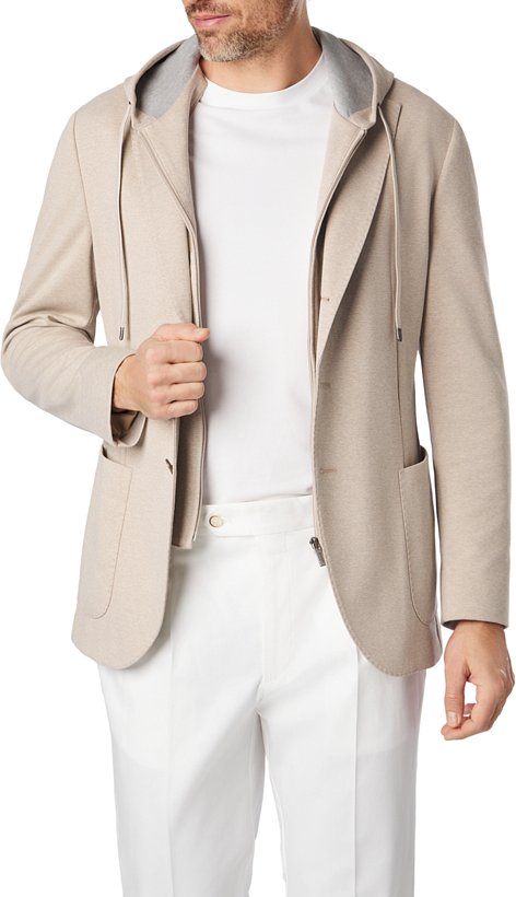 BOGGI MILANO Herren Sakkos beige meliert