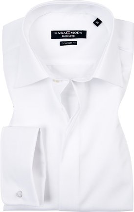 CasaModa Herren Hemd weiß Comfort Fit