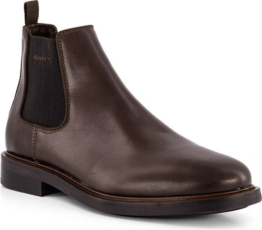 Gant Herren Chelsea Boots braun Glattleder