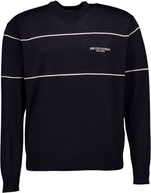 EMPORIO ARMANI Herren Pullover blau unifarben