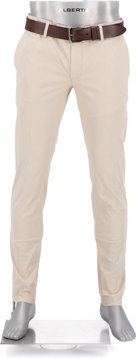 Thumbnail - Alberto Herren Chino beige Slim Fit