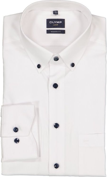 OLYMP Herren Hemd weiß