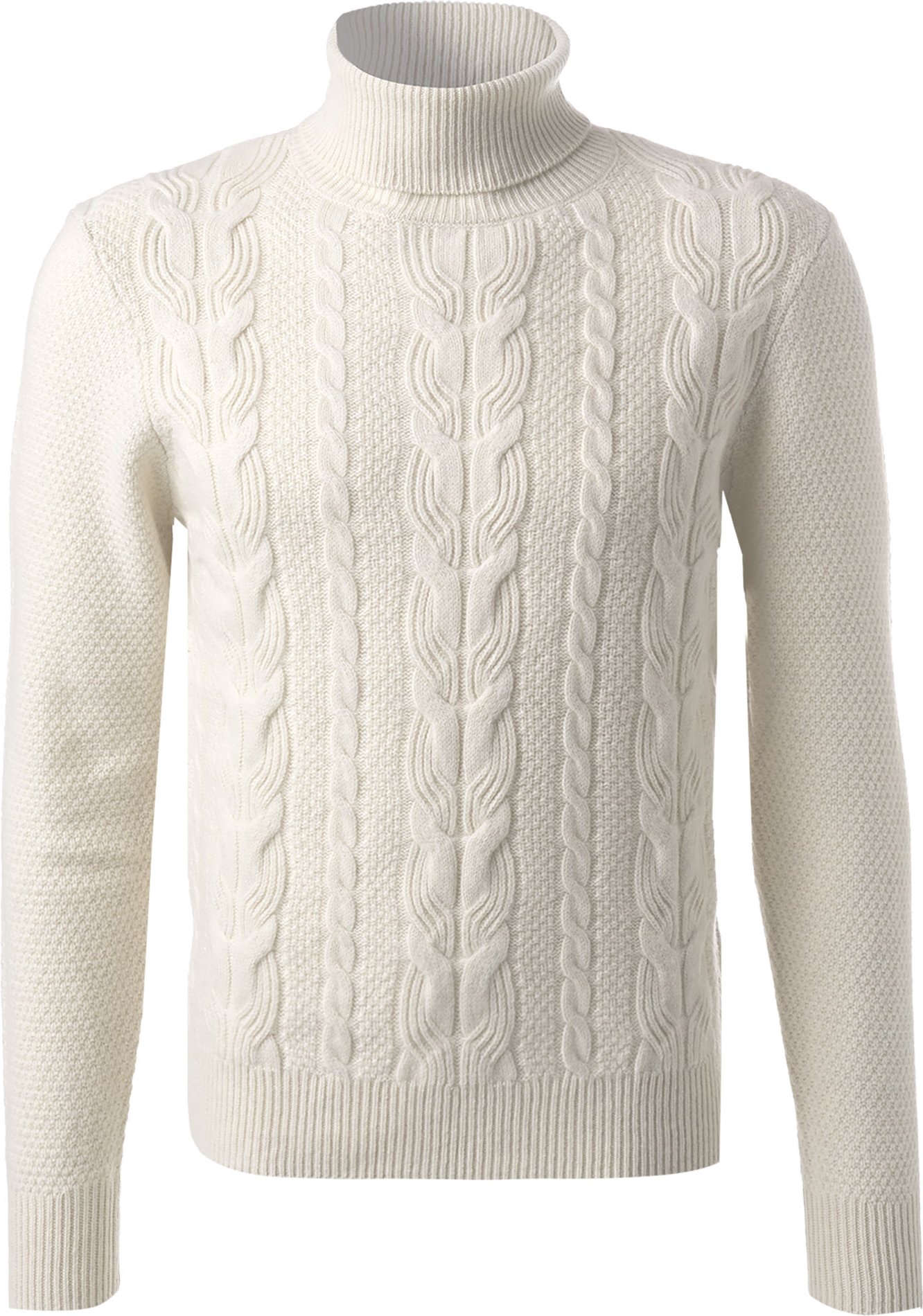 Thumbnail - HACKETT Herren Rollkragenpullover beige unifarben