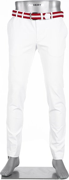 Alberto Golf Herren Golfhose weiß Slim Fit