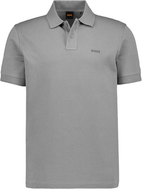 BOSS Orange Herren Polo-Shirt grau