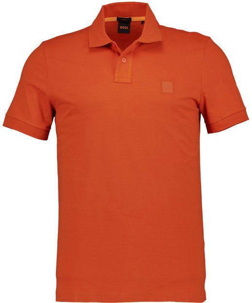 BOSS Orange Herren Polo-Shirt orange Slim Fit