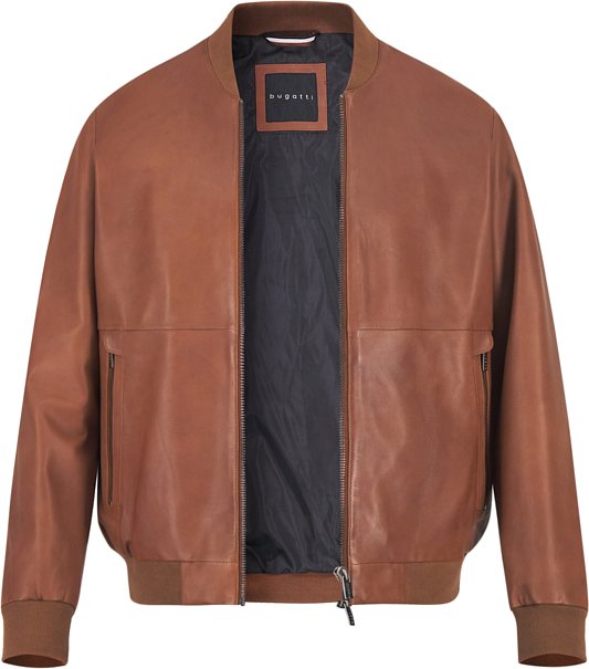 bugatti Herren Jacken cognac unifarben