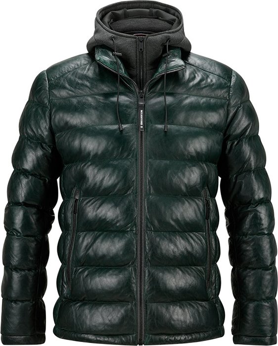 Thumbnail - MILESTONE Herren Lederjacke grün