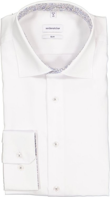 Seidensticker Herren Hemd weiß Slim Fit