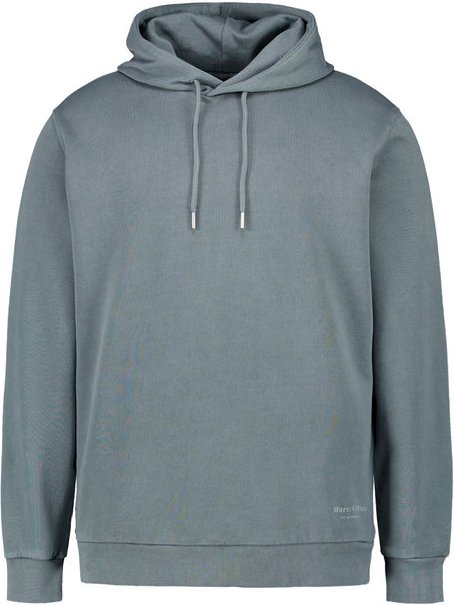 Marc O'Polo Herren Hoodie grau Logo und Motiv