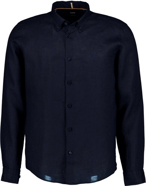 BOSS Black Herren Hemd blau