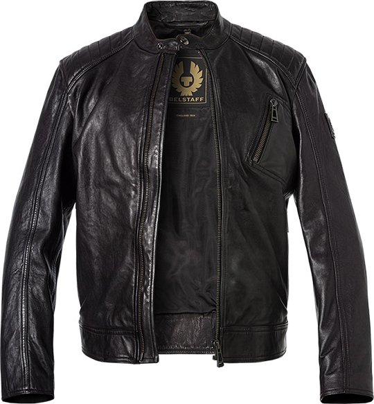 Thumbnail - BELSTAFF Herren Lederjacke schwarz unifarben