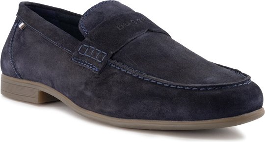 bugatti Herren Loafer blau Velours