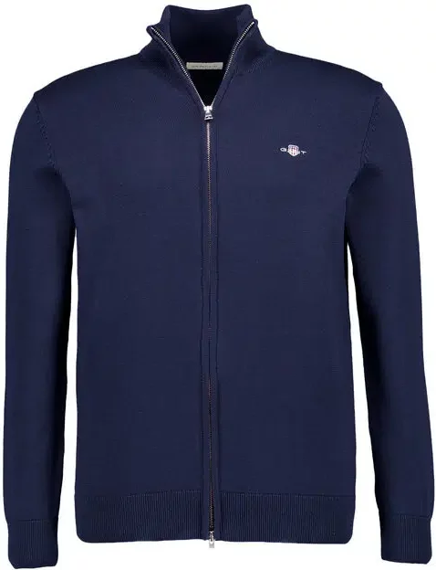Gant Herren Cardigan blau unifarben