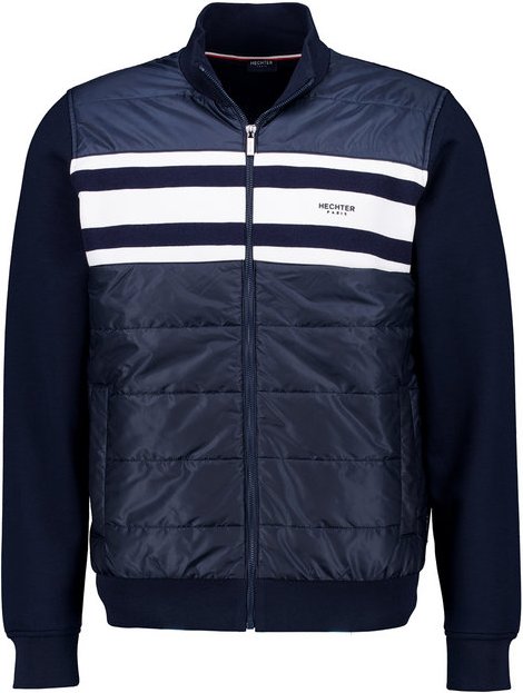 Thumbnail - HECHTER PARIS Herren Sweatjacke blau unifarben