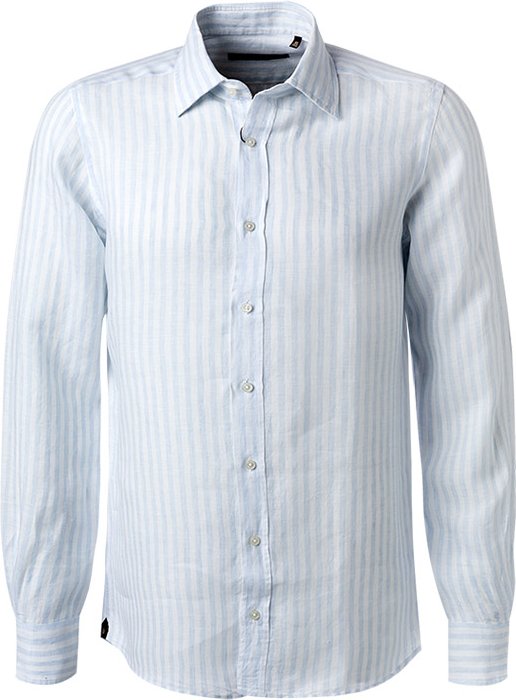 Thumbnail - Windsor Herren Hemd blau gestreift
