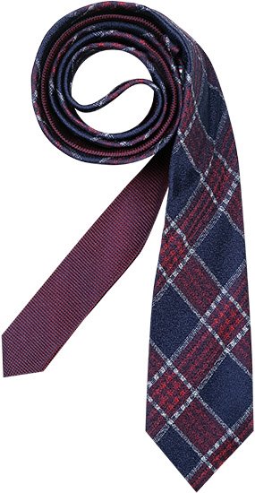 Tommy Hilfiger Herren Krawatte blau mit Karos