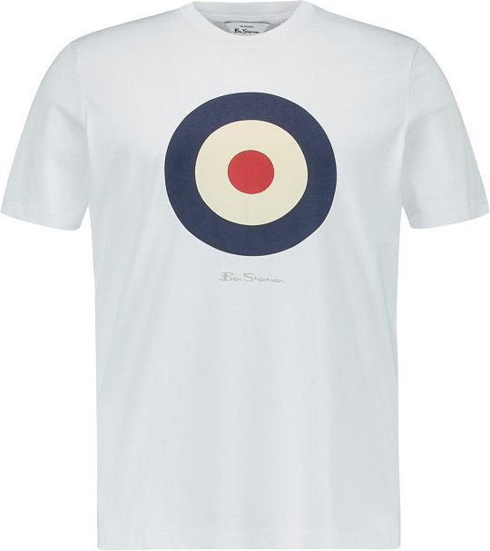 Ben Sherman Herren T-Shirt weiß