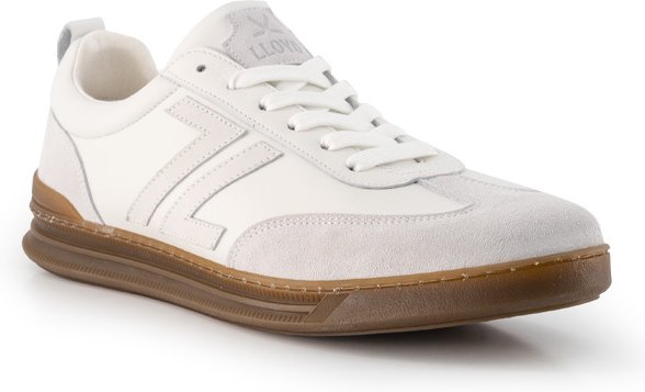 LLOYD Herren Sneaker weiß Glattleder