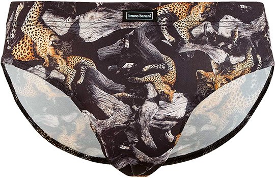 bruno banani Herren Sportslip mehrfarbig Mikrofaser/Funktion Fancy,Geprintet