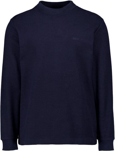 BOSS Orange Herren Longsleeve blau