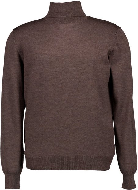 Gran Sasso Herren Pullover braun unifarben