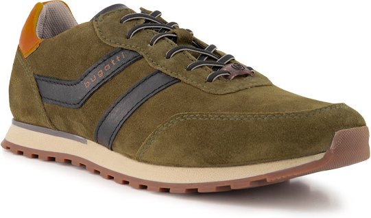 bugatti Herren Sneaker grün Velours