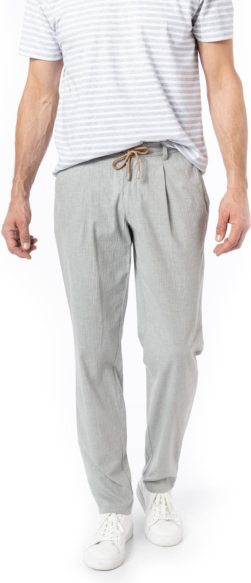 HILTL Herren Hosen grau Slim Fit