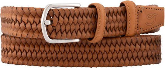 LA BOUCLE Herren Gürtel braun Glattleder