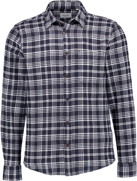 JOOP! Herren Hemd blau kariert Slim Fit