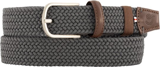 Thumbnail - LA BOUCLE Herren Gürtel grau Textil