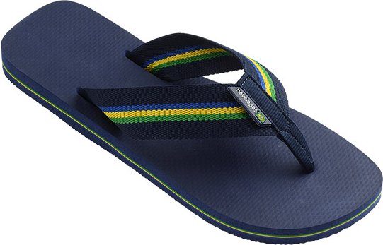 havaianas Herren Zehensandalen blau Gummi