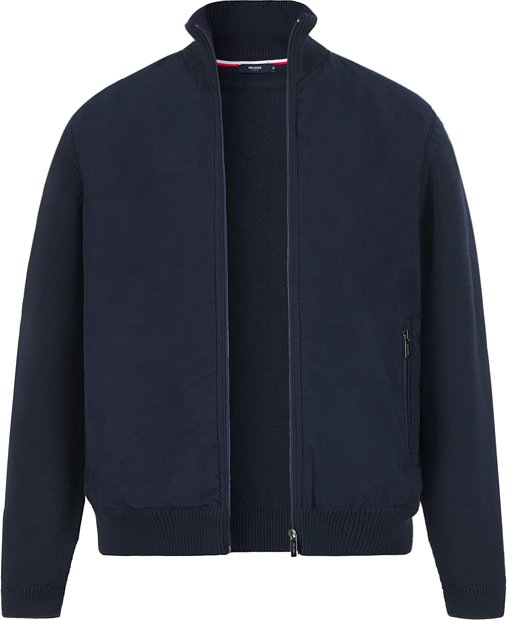 Thumbnail - HECHTER PARIS Herren Pullover blau unifarben