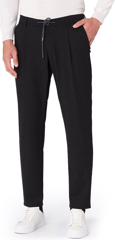 HILTL Herren Hosen schwarz Slim Fit