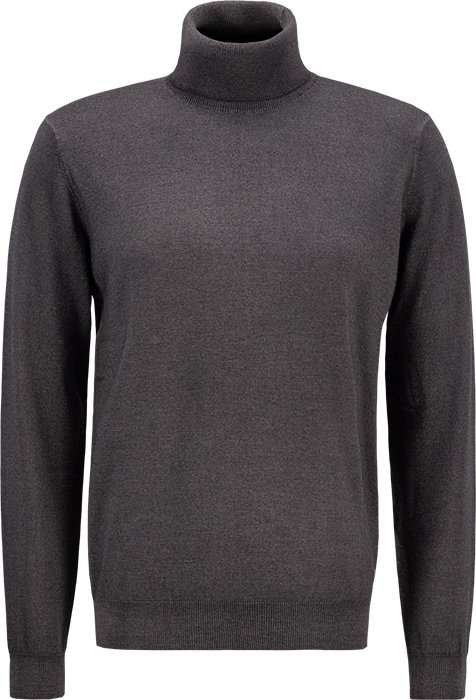 Thumbnail - Pierre Cardin Herren Rollkragenpullover grau unifarben