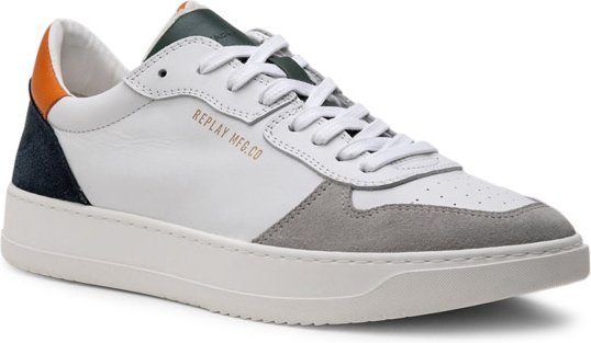 Thumbnail - Replay Herren Sneaker weiß Glattleder