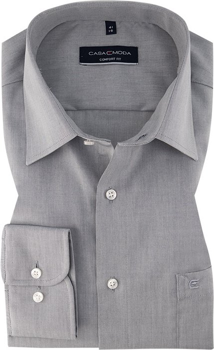 CasaModa Herren Hemd grau Comfort Fit