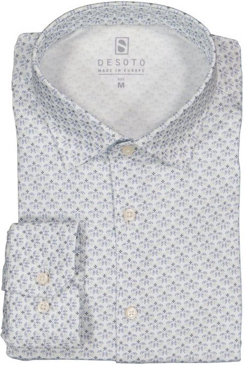 DESOTO Herren Hemd grau gemustert