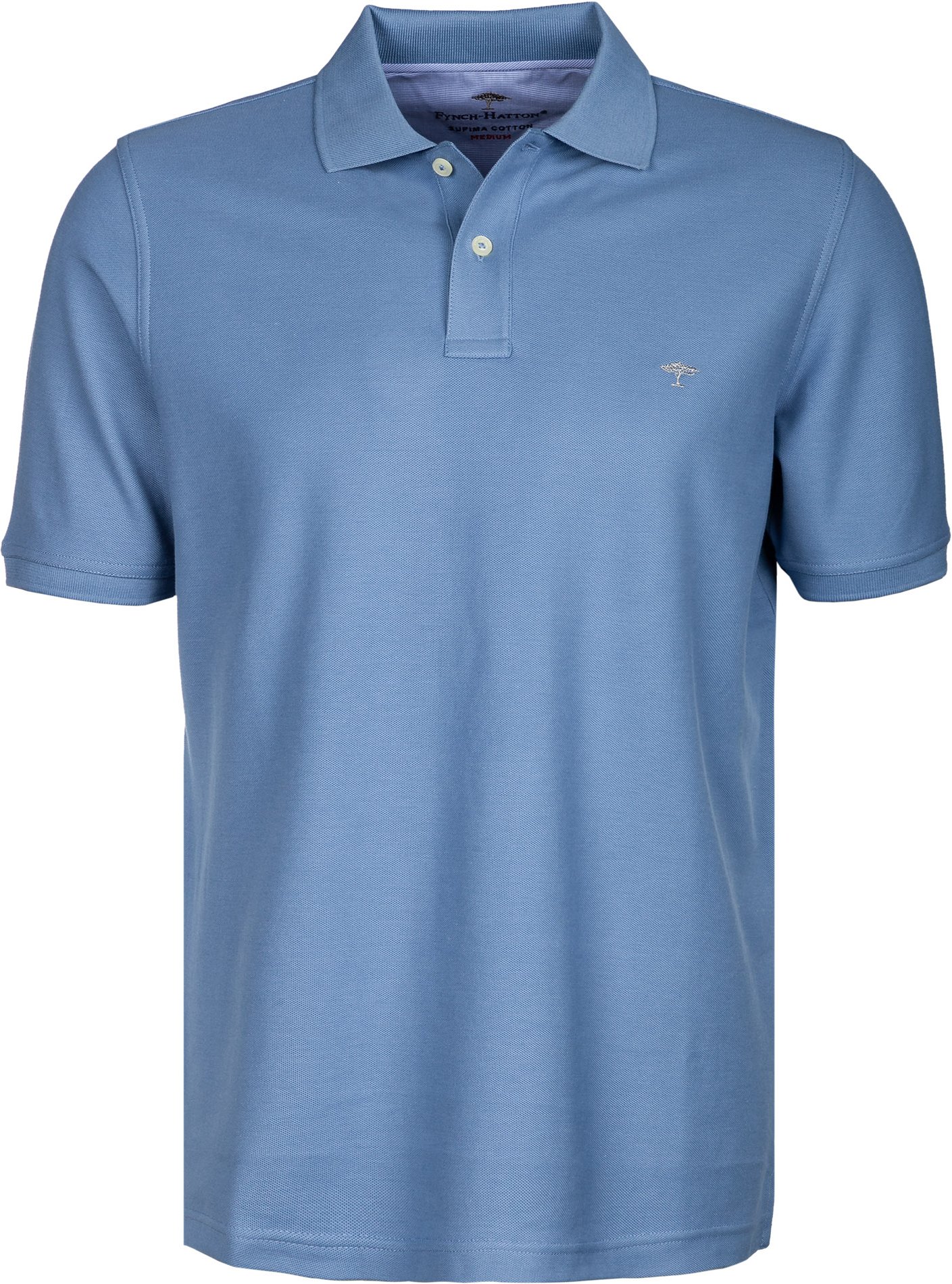 Thumbnail - Fynch-Hatton Herren Polo-Shirt blau