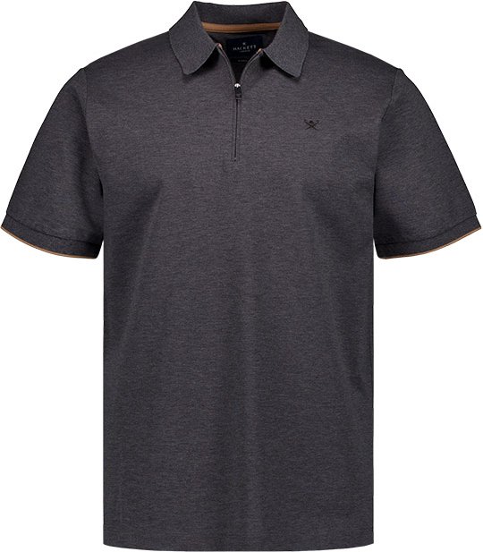 HACKETT Herren Polo-Shirt grau Classic Fit