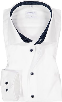 Seidensticker Herren Hemd weiß Slim Fit