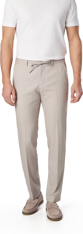 ZUITABLE Herren Hosen beige meliert